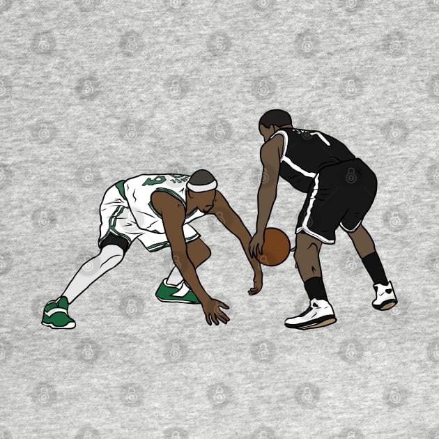 Joe Johnson Crossover on Paul Pierce by rattraptees